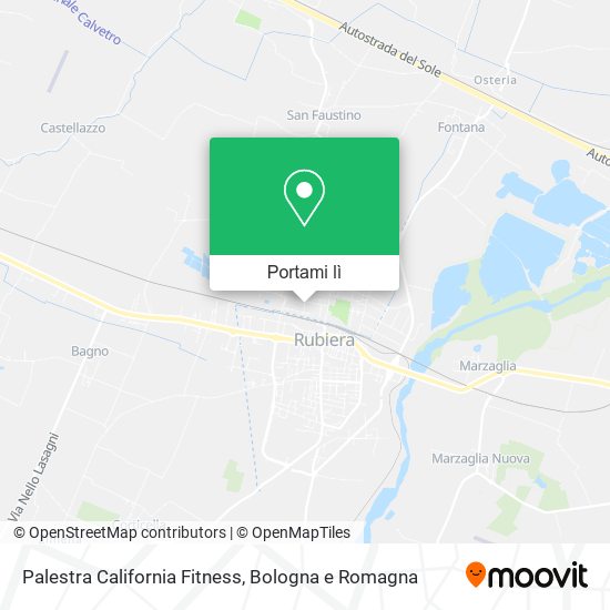 Mappa Palestra California Fitness