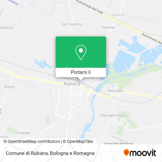 Mappa Comune di Rubiera