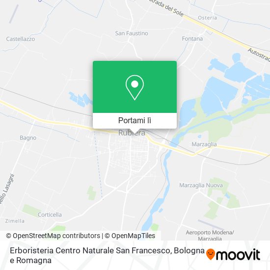 Mappa Erboristeria Centro Naturale San Francesco