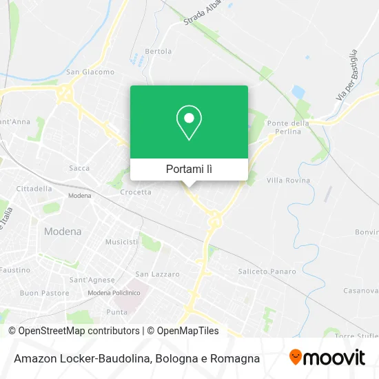Mappa Amazon Locker-Baudolina