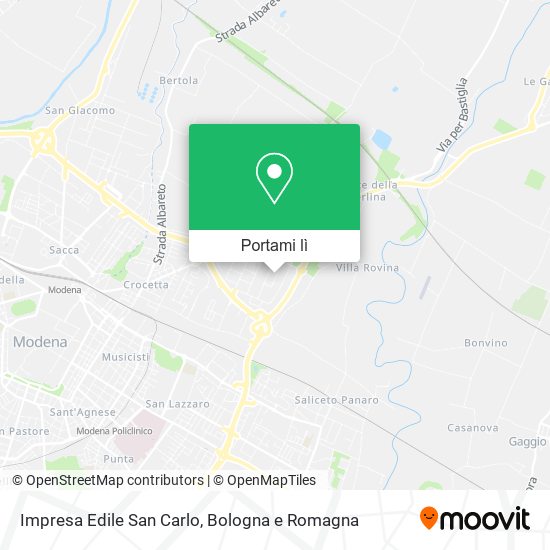 Mappa Impresa Edile San Carlo