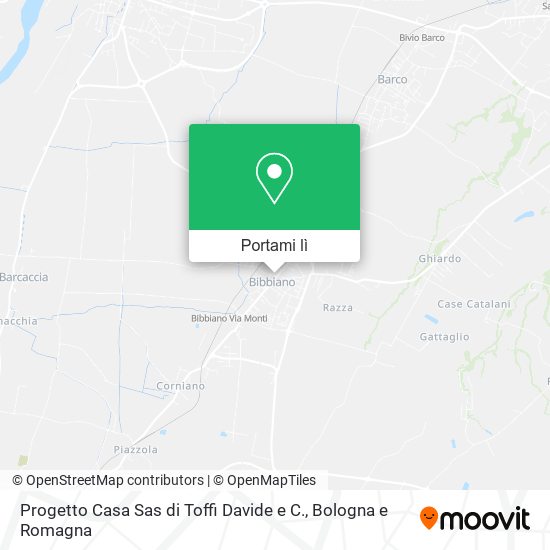 Mappa Progetto Casa Sas di Toffi Davide e C.