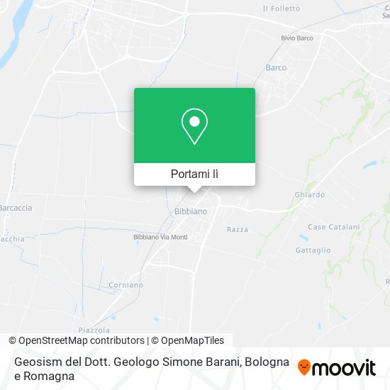 Mappa Geosism del Dott. Geologo Simone Barani