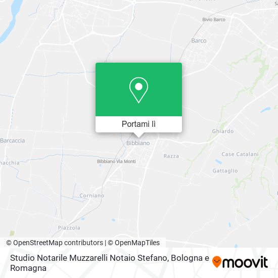 Mappa Studio Notarile Muzzarelli Notaio Stefano