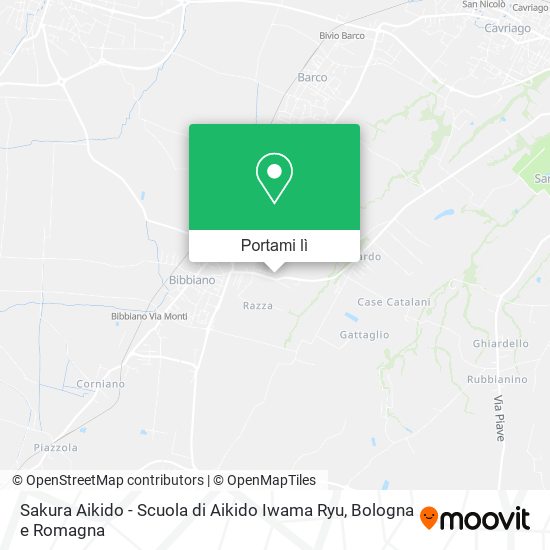 Mappa Sakura Aikido - Scuola di Aikido Iwama Ryu
