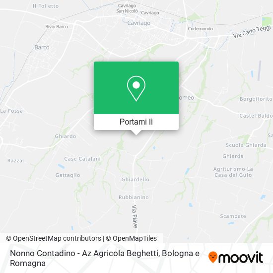 Mappa Nonno Contadino - Az Agricola Beghetti