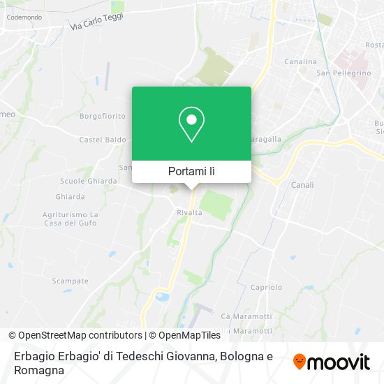 Mappa Erbagio Erbagio' di Tedeschi Giovanna