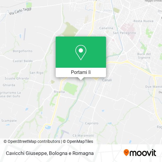 Mappa Cavicchi Giuseppe
