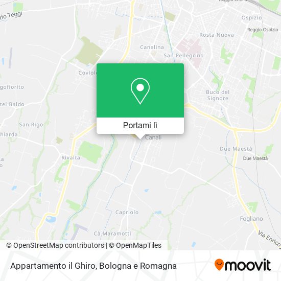 Mappa Appartamento il Ghiro