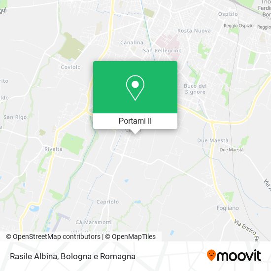 Mappa Rasile Albina
