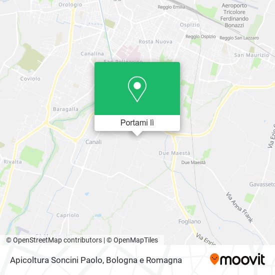 Mappa Apicoltura Soncini Paolo