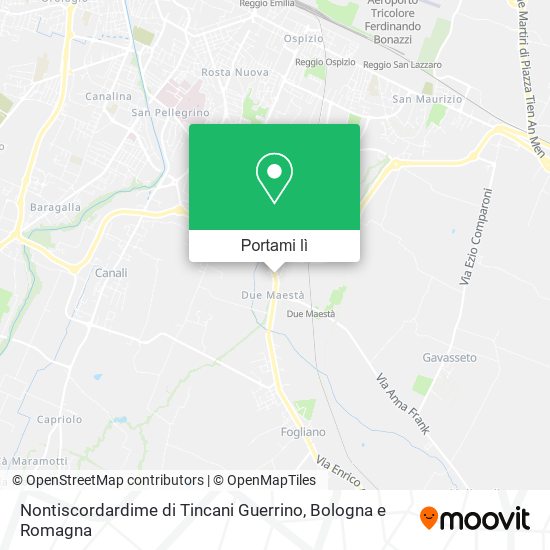 Mappa Nontiscordardime di Tincani Guerrino