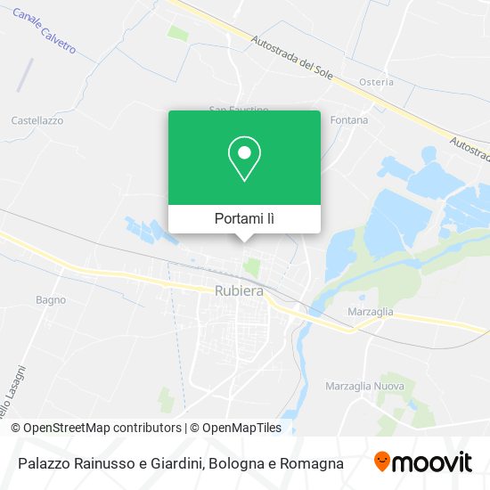 Mappa Palazzo Rainusso e Giardini