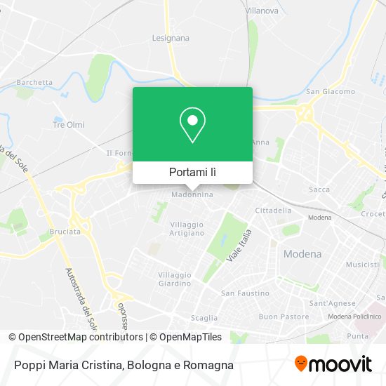 Mappa Poppi Maria Cristina
