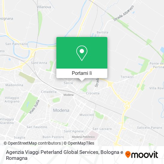 Mappa Agenzia Viaggi Peterland Global Services