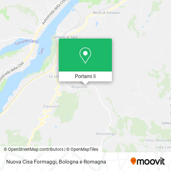Mappa Nuova Cisa Formaggi