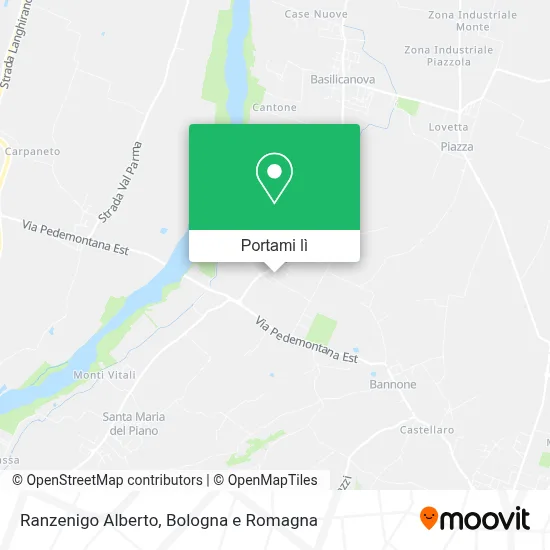 Mappa Ranzenigo Alberto