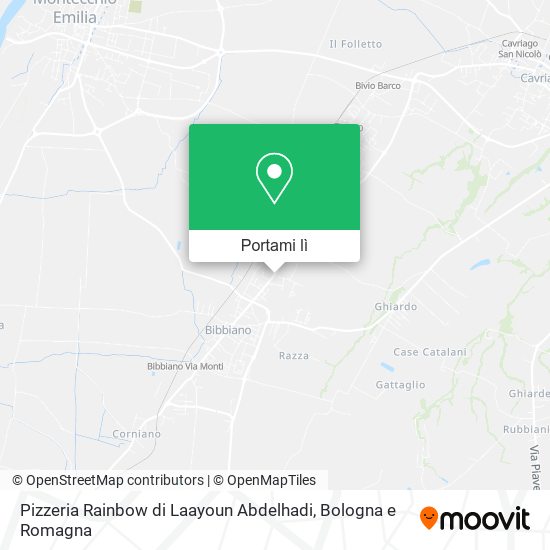 Mappa Pizzeria Rainbow di Laayoun Abdelhadi