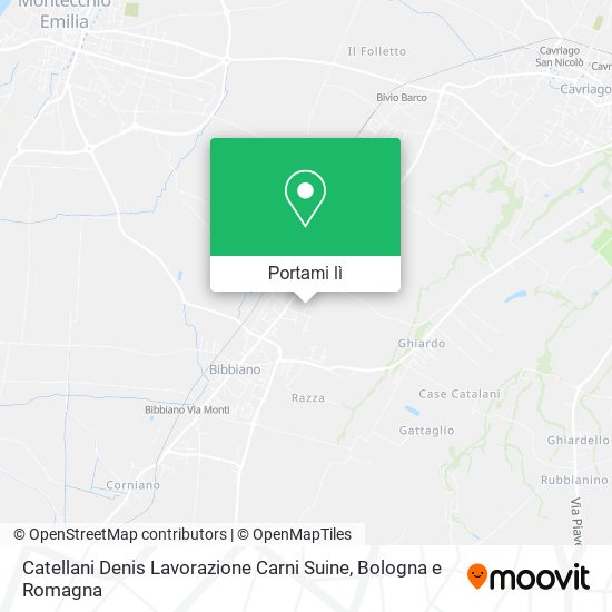 Mappa Catellani Denis Lavorazione Carni Suine