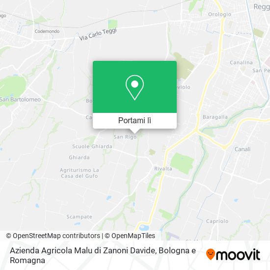 Mappa Azienda Agricola Malu di Zanoni Davide