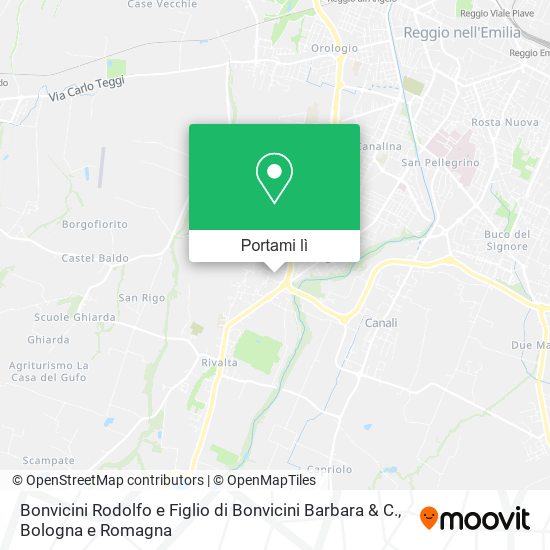 Mappa Bonvicini Rodolfo e Figlio di Bonvicini Barbara & C.