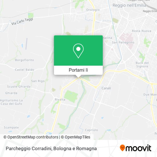 Mappa Parcheggio Corradini