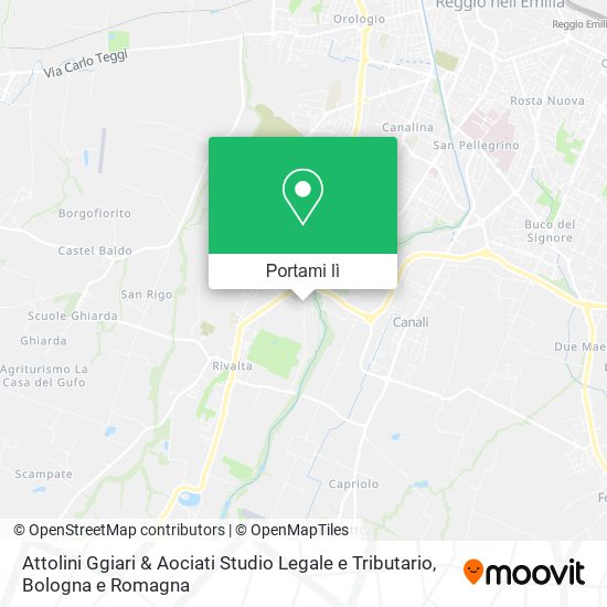 Mappa Attolini Ggiari & Aociati Studio Legale e Tributario
