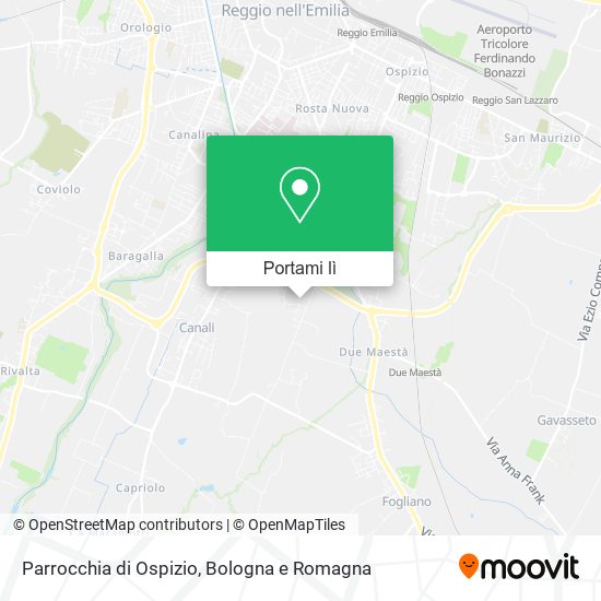 Mappa Parrocchia di Ospizio