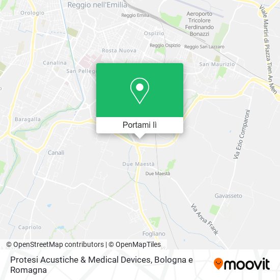 Mappa Protesi Acustiche & Medical Devices