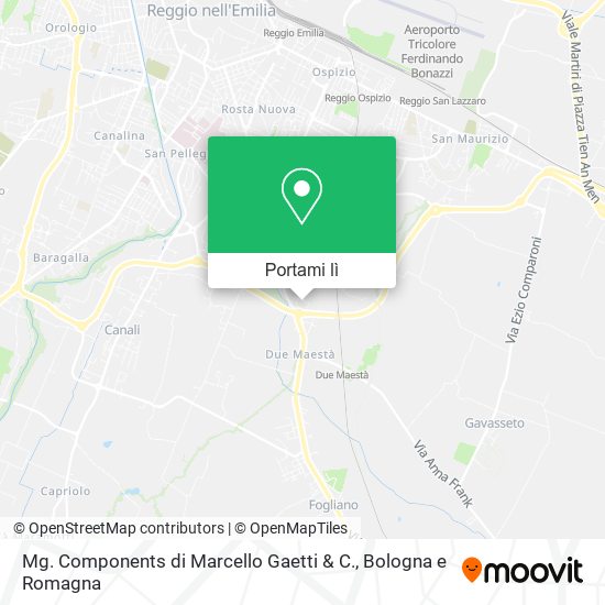 Mappa Mg. Components di Marcello Gaetti & C.