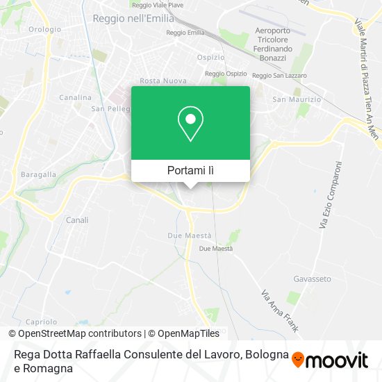 Mappa Rega Dotta Raffaella Consulente del Lavoro