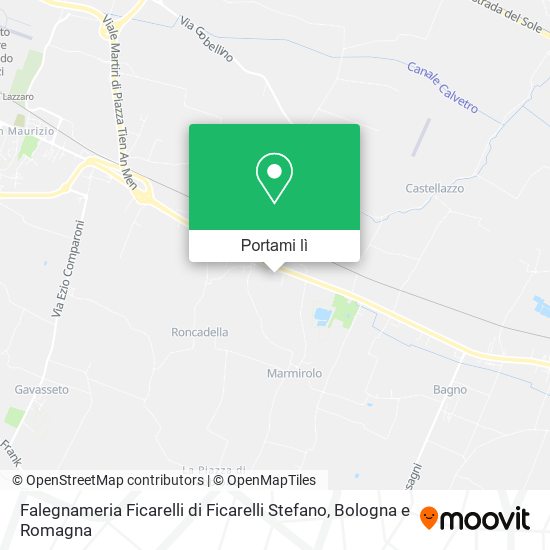 Mappa Falegnameria Ficarelli di Ficarelli Stefano