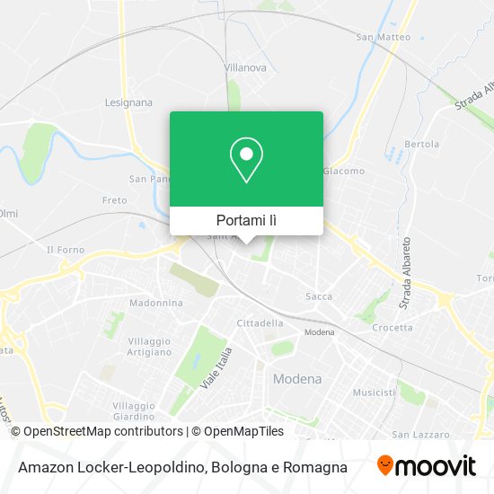Mappa Amazon Locker-Leopoldino