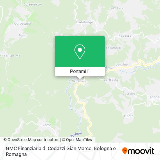 Mappa GMC Finanziaria di Codazzi Gian Marco