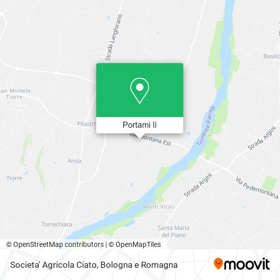 Mappa Societa' Agricola Ciato