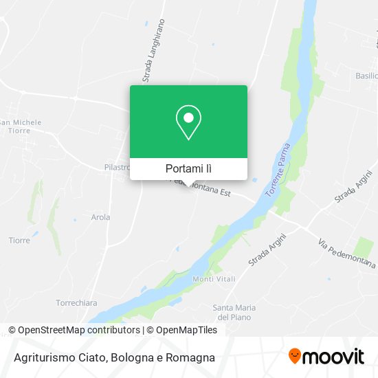 Mappa Agriturismo Ciato