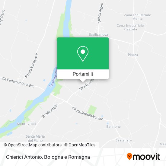 Mappa Chierici Antonio