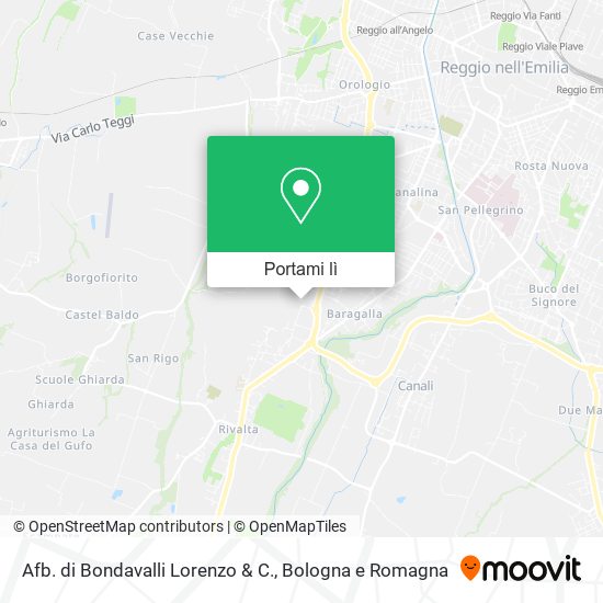 Mappa Afb. di Bondavalli Lorenzo & C.