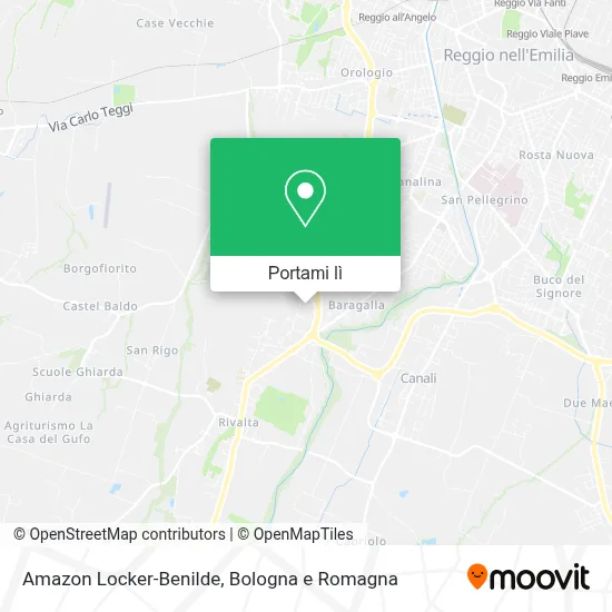 Mappa Amazon Locker-Benilde