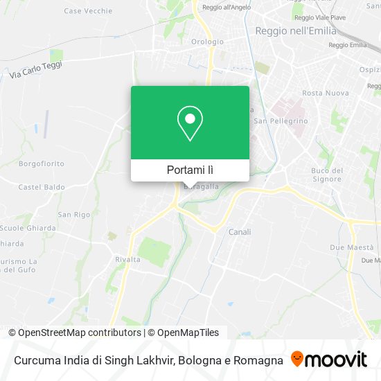 Mappa Curcuma India di Singh Lakhvir