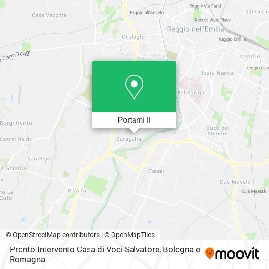 Mappa Pronto Intervento Casa di Voci Salvatore