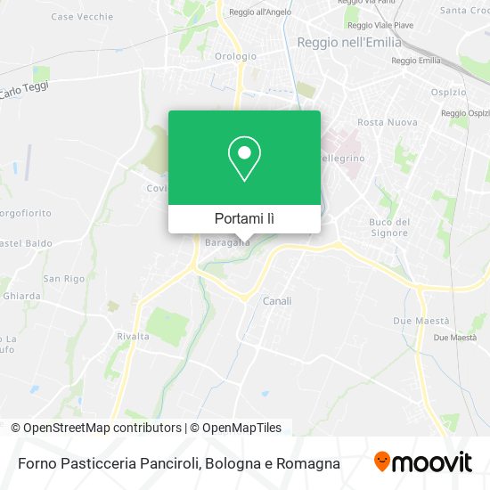 Mappa Forno Pasticceria Panciroli