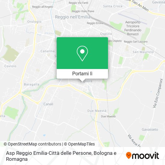 Mappa Asp Reggio Emilia-Città delle Persone