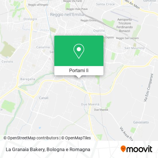 Mappa La Granaia Bakery