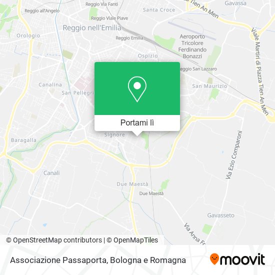 Mappa Associazione Passaporta