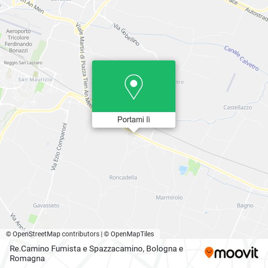 Mappa Re.Camino Fumista e Spazzacamino