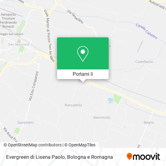 Mappa Evergreen di Lisena Paolo