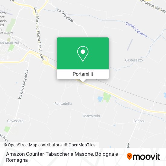 Mappa Amazon Counter-Tabaccheria Masone