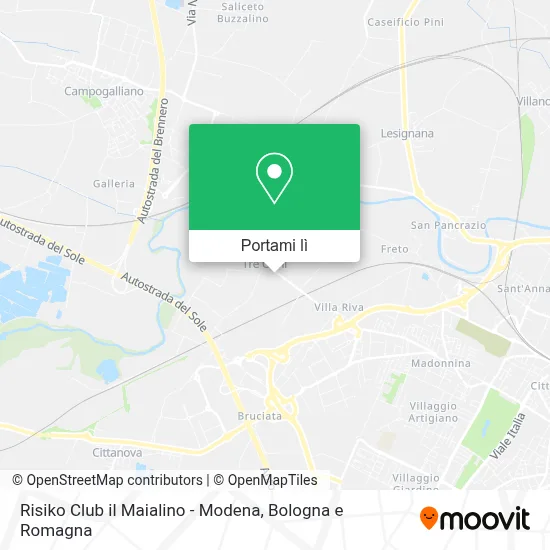 Mappa Risiko Club il Maialino - Modena