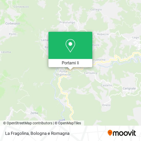 Mappa La Fragolina
